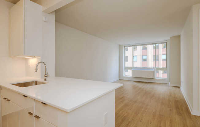 Living Room with Hard Surface Flooring