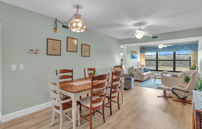55+ Golf Views Furnished 2/2 Condo Annually or Seasonally