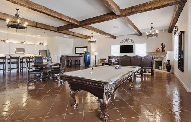 Clubhouse with Pool Table