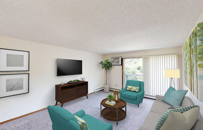 Candlewood Apartments - Living Room