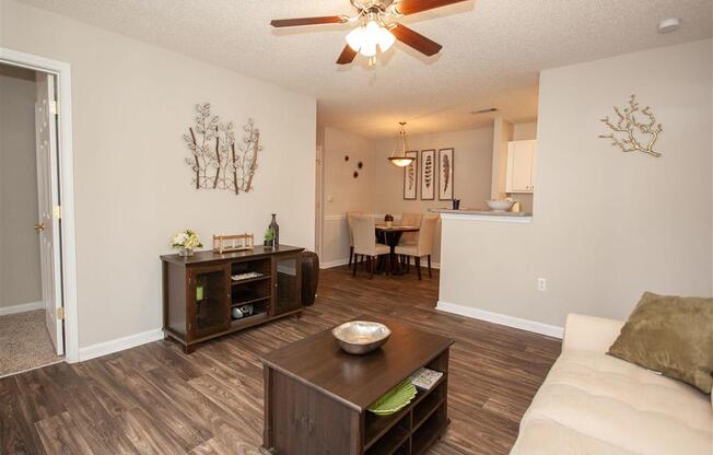 Open floorplan for entertaining