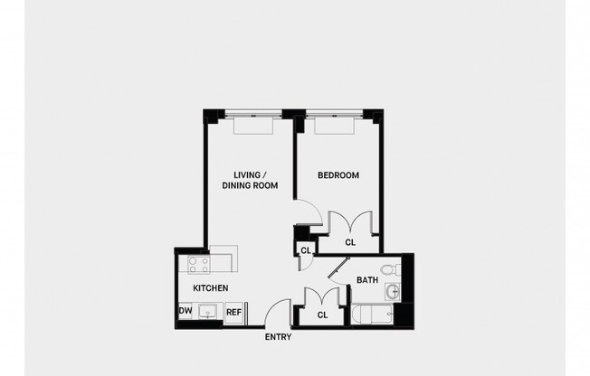 1 bed, 1 bath, $2,875, Unit 1221