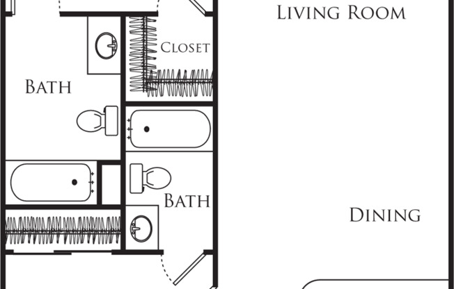 2 beds, 2 baths, 1,115 sqft, $2,854, Unit 330