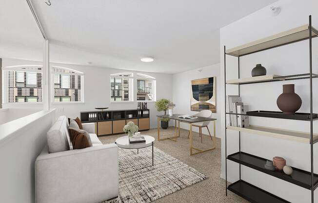 Uptown Lake second story loft