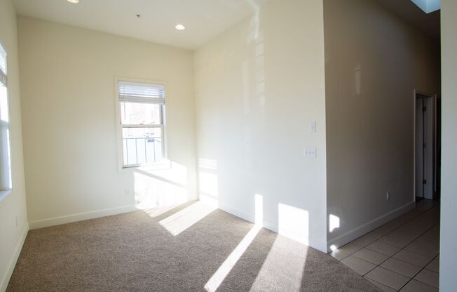 Corner 2 Bedroom with DW, W/D, Fireplace + Juliette Balcony!