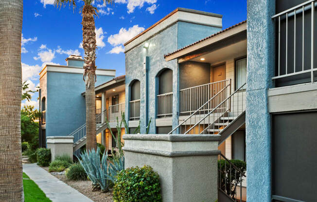 Domain 3201 Apartments Building Exteriors and Staircases