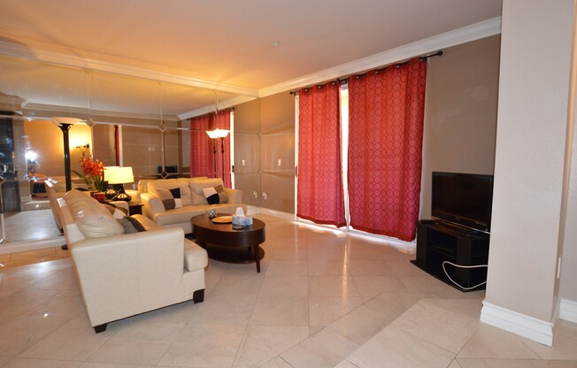 Meridian 2Bdr | 2Bath Luxury Condo w/Den, Valencia floor plan.