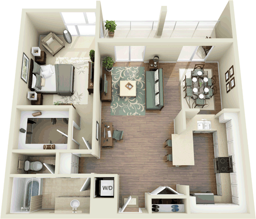 1 bed, 1 bath, 983 sqft, $4,124, Unit 175