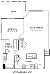 1 bed, 1 bath, 999 sqft, $1,559