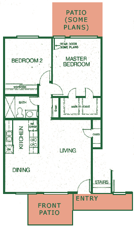 2 beds, 1 bath, 1,010 sqft, $2,150, Unit 58