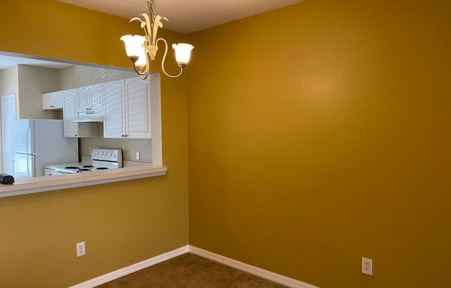 4107 Plantation Cove Dr. Quiet, cozy townhouse with view of the grounds.
