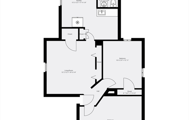 2 beds, 1 bath, 925 sqft, $2,700, Unit 2