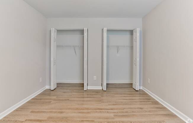 Large Double Closets