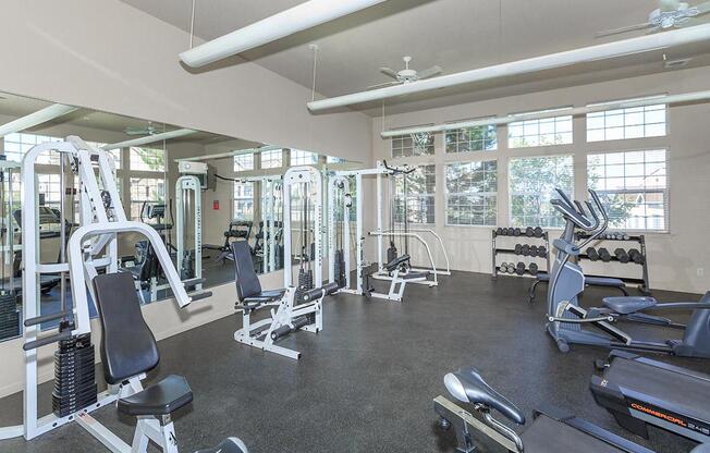 Fitness Center at Black Feather Apartments in Castle Rock, CO