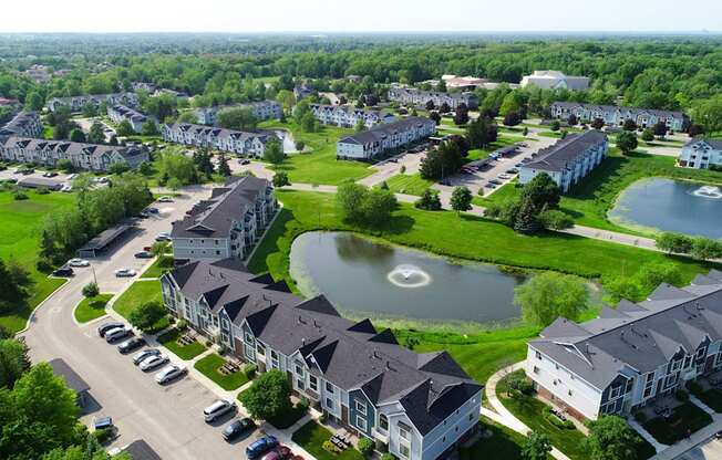 Scenic Property View at The Crossings Apartments, Grand Rapids, Michigan