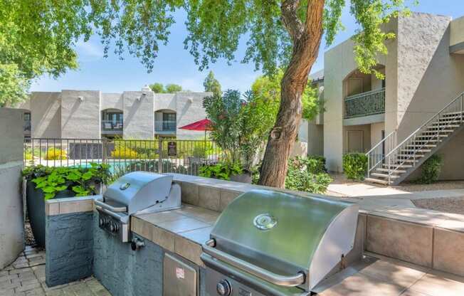 our apartments offer a bbq