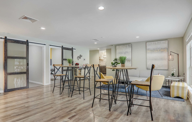 furnished community clubhouse