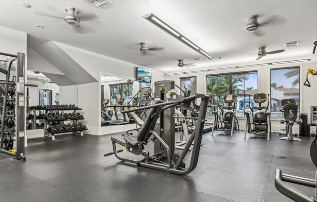 Fitness Center at Barcelona Jupiter, Florida