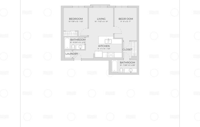 2 beds, 2 baths, 720 sqft, $1,799, Unit 820 #210
