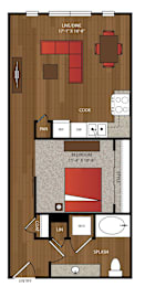 1 bed, 1 bath, 693 sqft, $1,423