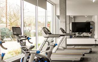 Cardio Machines at Nomad Apartments, Oregon