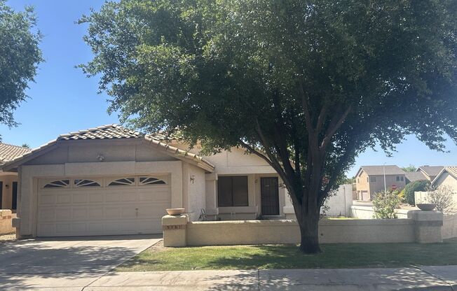 Charming 3 bedroom, 2 bath single story home with 2 car garage
