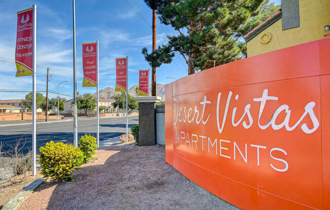 Entrance at Desert Vistas Apartments, Las Vegas, Nevada, 89142