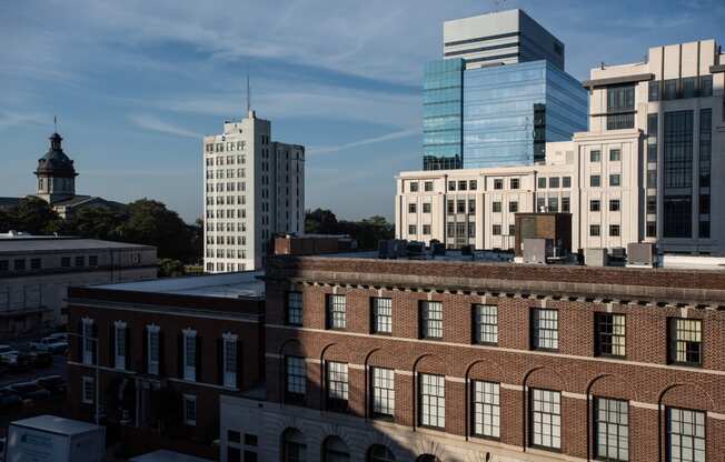Exterior View With Architectural Details at The Lady, Columbia