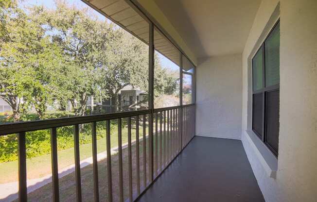 The Palms of Clearwater Apartments Private Screened Patio