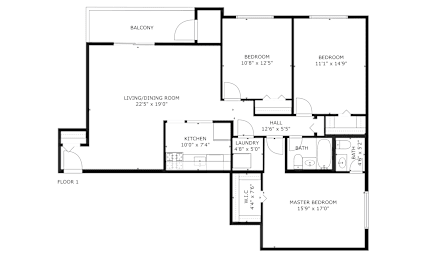 3 beds, 1.5 baths, 1,271 sqft, $2,067