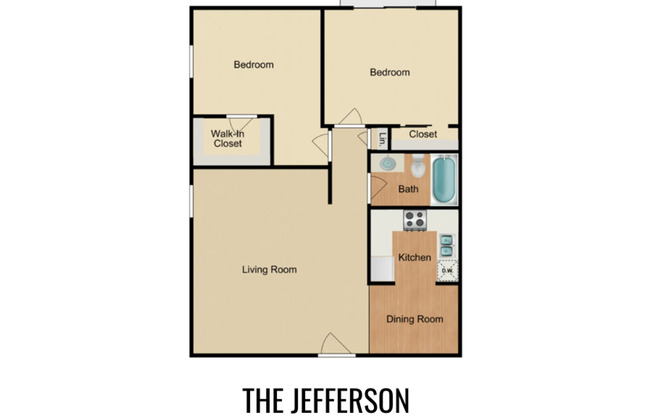 2 beds, 1 bath, 875 sqft, $2,725, Unit 97