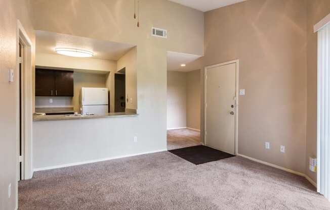 Vacant Living Room View at Laurels of Sendera Apartment Homes in Arlington, Texas, TX