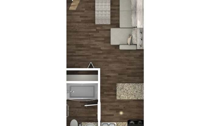 Studio, 1 bath, 288 sqft, $850