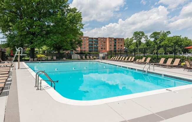 Pool View at Park Adams Apartments, Arlington, VA