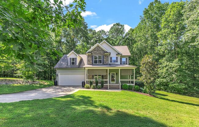 4 Bedroom Home in Youngsville with Wooded View