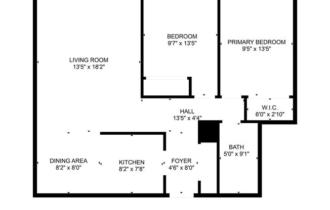 2 beds, 1 bath, $850, Unit 04