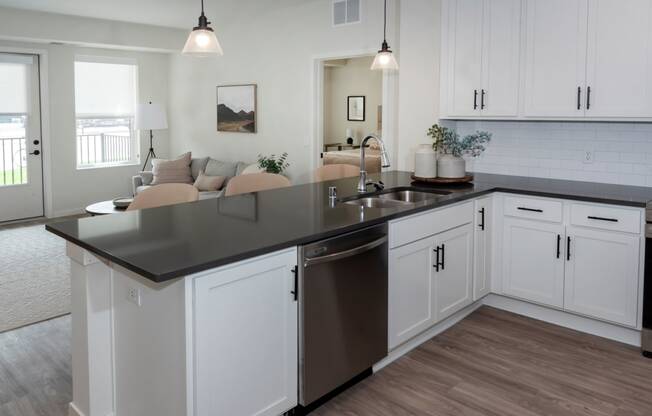 kitchen and living  at Shady Oak Crossing, Minnesota, 55343