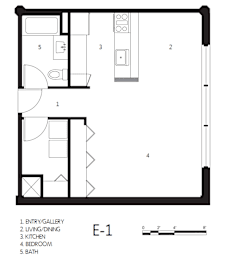 Studio, 675 sqft, $1,165