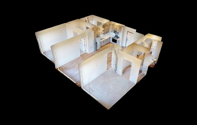 2 beds, 2 baths, 1,090 sqft, $1,695, Unit 1621-532