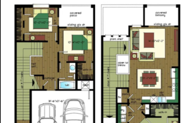 3 beds, 2 baths, 1,369 sqft, $1,950, Unit Unit 1102