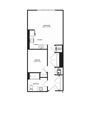 1 bed, 1 bath, 759 sqft, $1,615