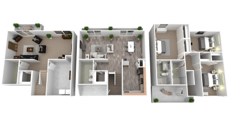 3 beds, 4 baths, 2,040 sqft, $2,610