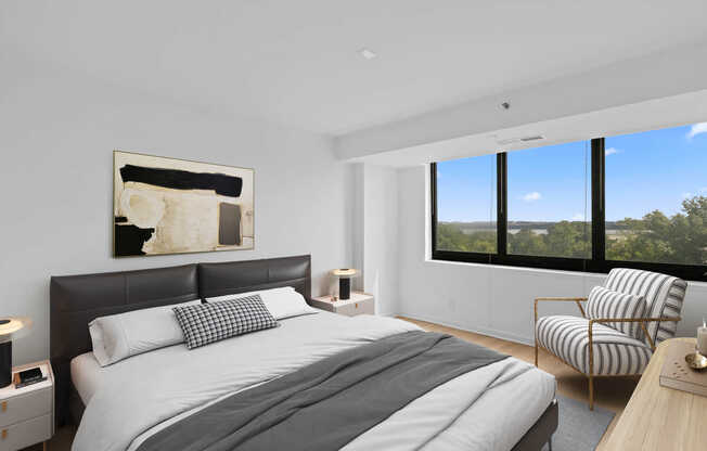 Bedroom with Hard Surface Flooring