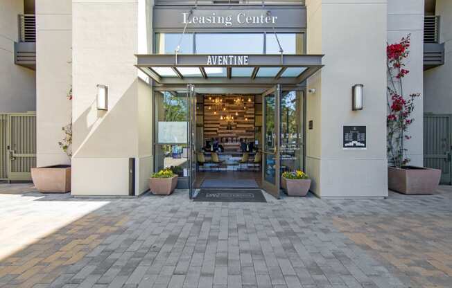 Leasing Center Entrance at Aventine Apartments in Hercules, CA 94547