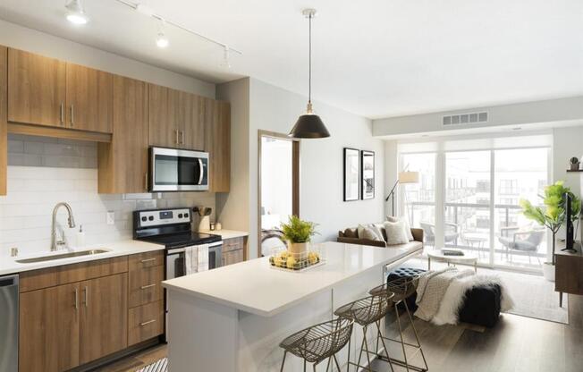 Kitchen and Living space