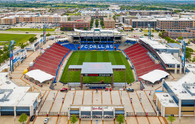 Catch a game of Soccer at Toyota Stadium.