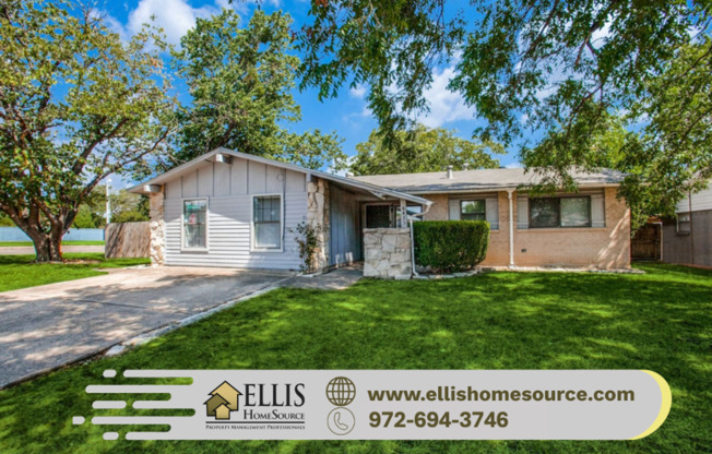 Single Story House in Garland w/ Great Yard Space