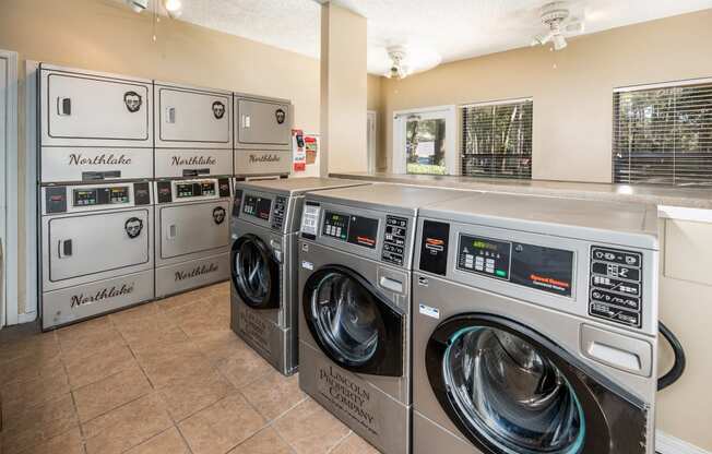 Laundry room at Northlake Apartments, Jacksonville FL