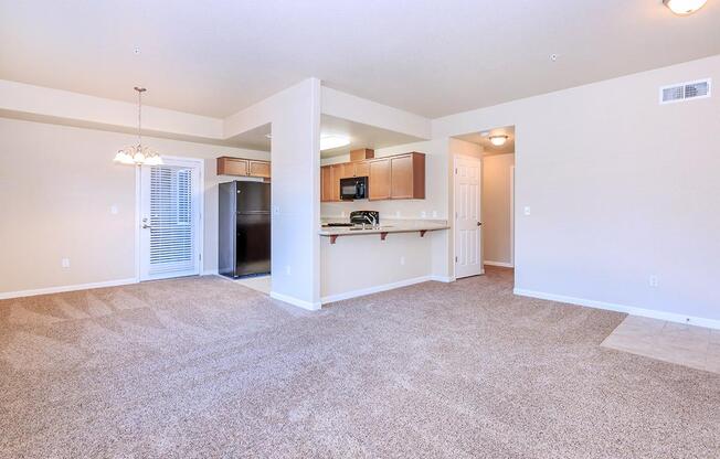 Boulder Creek's living rooms have a lot of natural lighting