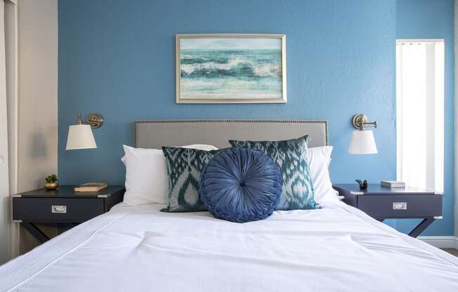 Bedroom at Villas de la Terraza Apartments in Albuquerque NM October 2020